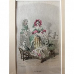 Eibisch - Stahlstich, 1850