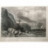 Vico, Gesamtansicht: Vico, Bay of Naples - Stahlstich, 1833