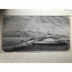 Riga: Ansicht - Holzstich, 1863
