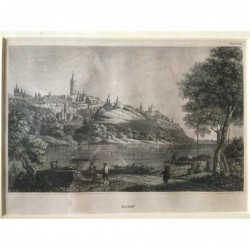 Kiew: Ansicht - Stahlstich, 1850