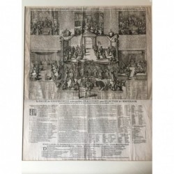 Frankfurt: Kaiserwahl Karl VI. - Kupferstich, 1711