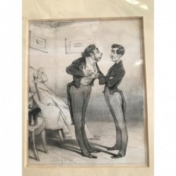 Daumier: Der junge Chirurg (Nr. 67) - Lithographie, 1840