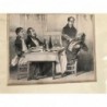 Daumier: Neugierde (Nr. 78) - Lithographie, 1840
