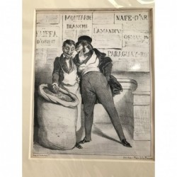 Daumier: Der Drogist (Nr. 90) - Lithographie, 1840