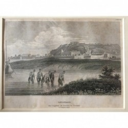Belgrad: Ansicht - Stahlstich, 1859