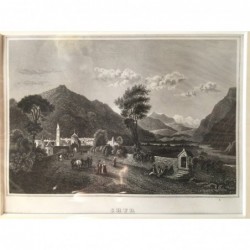 Chur: Ansicht - Stahlstich, 1860