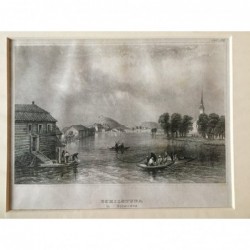 Eskilstuna: Teilansicht - Stahlstich, 1860