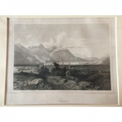 Scutari: Ansicht - Stahlstich, 1850