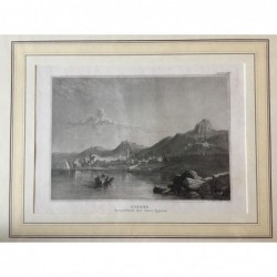 Cyprus: Ansicht - Stahlstich, 1850