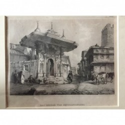 Konstantinopel. Teilansicht - Stahlstich, 1860