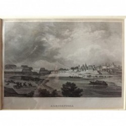 Alexandria: Ansicht - Stahlstich, 1860
