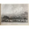 Galveston: Ansicht - Stahlstich, 1860