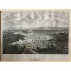 San Francisco: Ansicht - Stahlstich, 1860