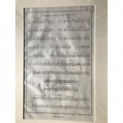 Musik: Notenbeispiele - Kupferstich, 1779