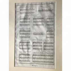 Musik: Notenbeispiele - Kupferstich, 1779