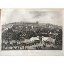 Paris: Père Lachaise - Stahlstich, 1850