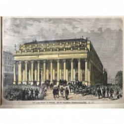 Bordeaux: Theater - Holzstich, 1871
