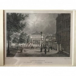 Straßburg: Theater - Stahlstich, 1850