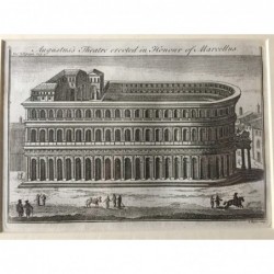 Rom: Theater des Marcellus - Kupferstich, 1780