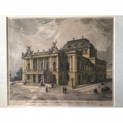 Zürich: Theater - Holzstich, 1880
