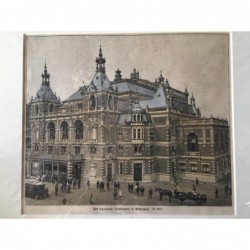 Amsterdam: Theater - Holzstich, 1895