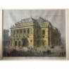 Budapest: Opernhaus - Holzstich, 1885