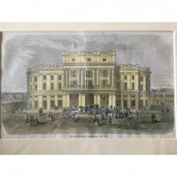 New Orleans: Theater - Holzstich, 1860