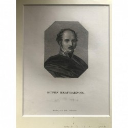 Porträt Eugen Beauharnois - Stahlstich, 1850