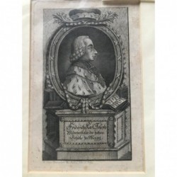 Porträt:  F.K.J. Erthal - Kupferstich, 1800