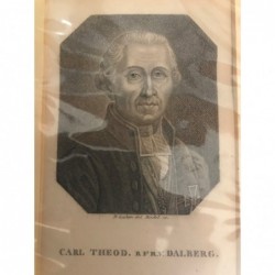 Porträt: C. Th. v. Dalberg - Kupferstich, 1815