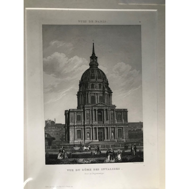 Paris, Ansicht: Vue du Dôme des Invalides - Daguerréotype