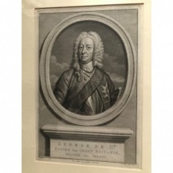 König Georg II. - Kupferstich, 1752