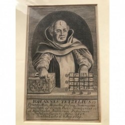 Johannes Tetzel - Kupferstich, 1600
