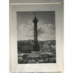 Paris, Ansicht: Colonne de Juillet - Daguerréotype