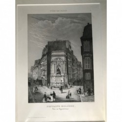 Paris, Ansicht: Fontaine Molière - Daguerréotype