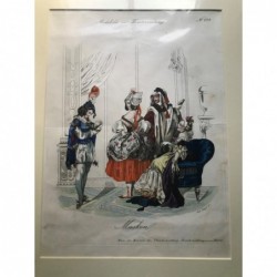 Theaterzeitung Wien - Kupferstich, 1840