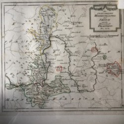 Die Grafschaften Wertheim, Castell und Rieneck mit der Herrschaft Wiesentheid - Kupferstich, 1790