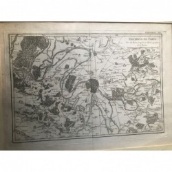 Paris: Environs de Paris - Kupferstich