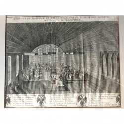 Leopold I., Banchetto imperiale et Elettorale Fatto. - Kupferstich, 1670