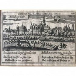 Offenbach,  Ofenbach am Mayn Nr. A 86, Ansicht - Kupferstich, 1630