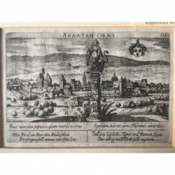Wiesbaden, Nr. D 32, Ansicht - Kupferstich, 1630