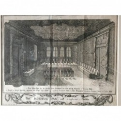 Frankfurt/M., Das Churfürstliche Wahl- und Conferentz-Zimmer - Kupferstich, 1720