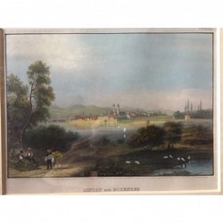 Lindau: Gesamtansicht - Stahlstich, 1850