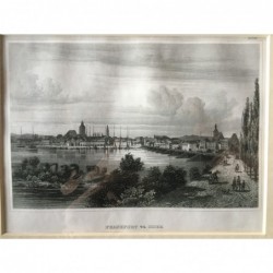 Frankfurt/ Oder:Ansicht - Stahlstich, 1860