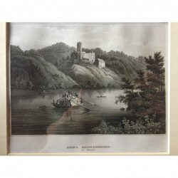 Ruine Hilgartsberg: Ansicht - Stahlstich, 1859