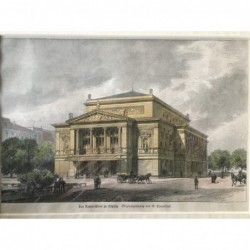 Leipzig: Konzerthaus - Holzstich, 1880