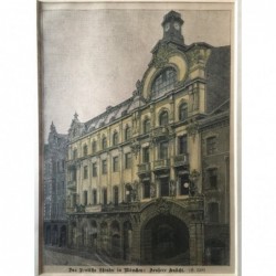 München: Das deutsche Theater - Holzstich, 1897