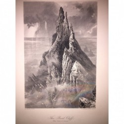 Bent Cliff: Ansicht - Stahlstich, 1878