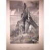 Bent Cliff: Ansicht - Stahlstich, 1878