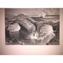 Rocks at Ross: Ansicht - Stahlstich, 1878